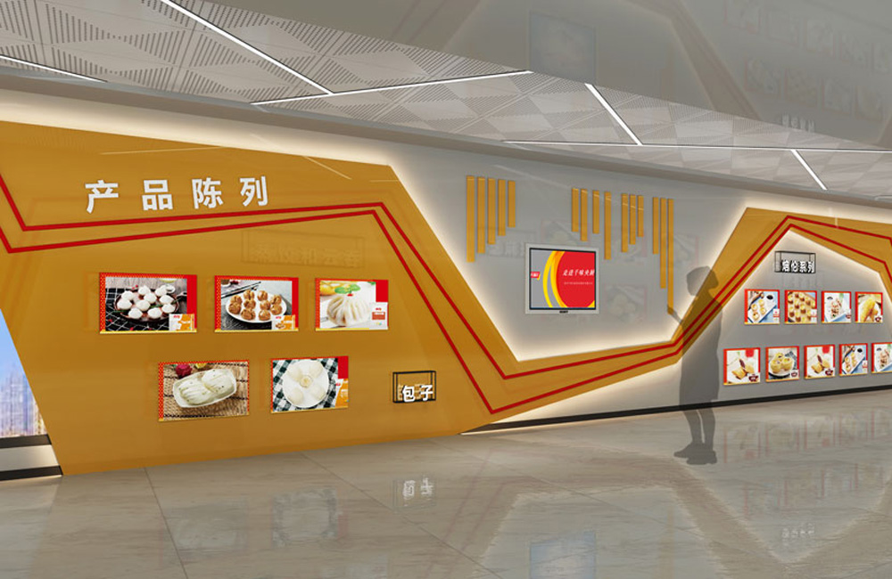 郑州千味央厨食品展厅设计效果图