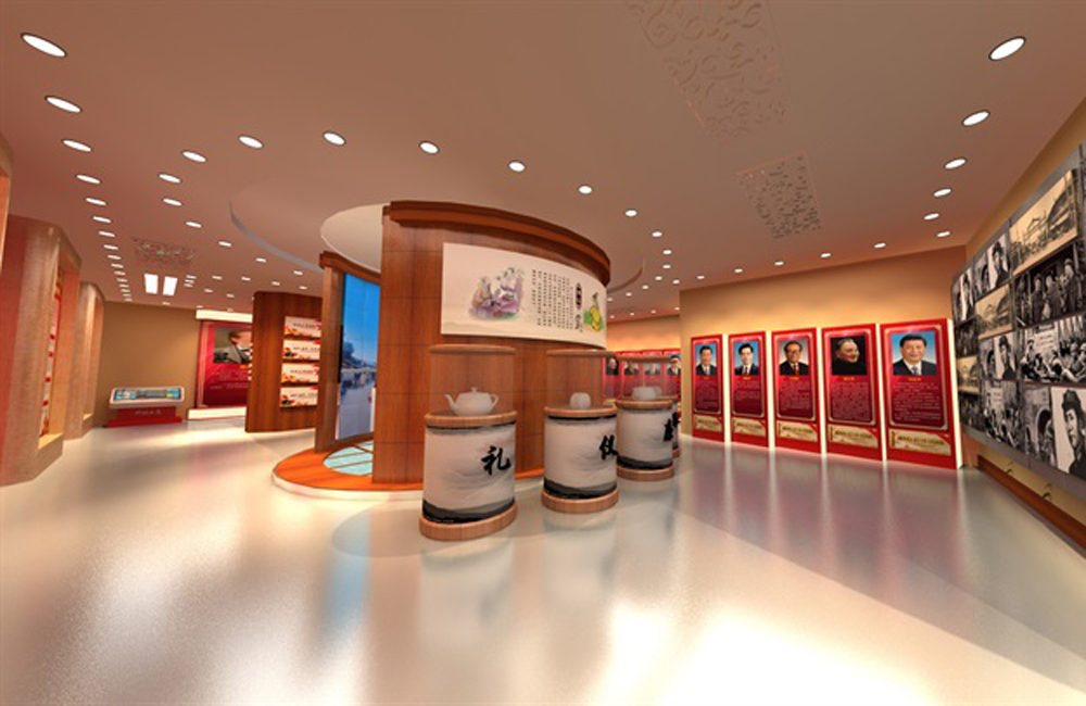 红色党建文化建设展厅设计效果图