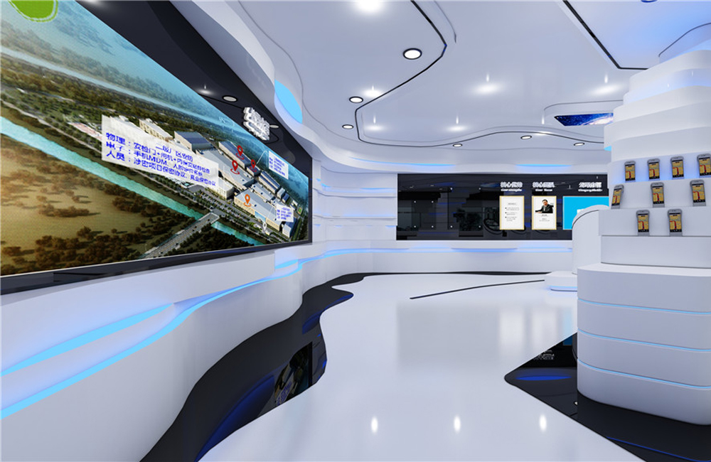 300平米科技展厅设计效果图