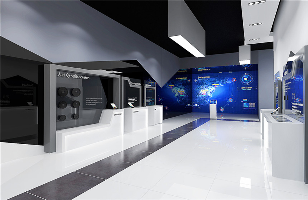 540平米高科技产品展厅设计效果图