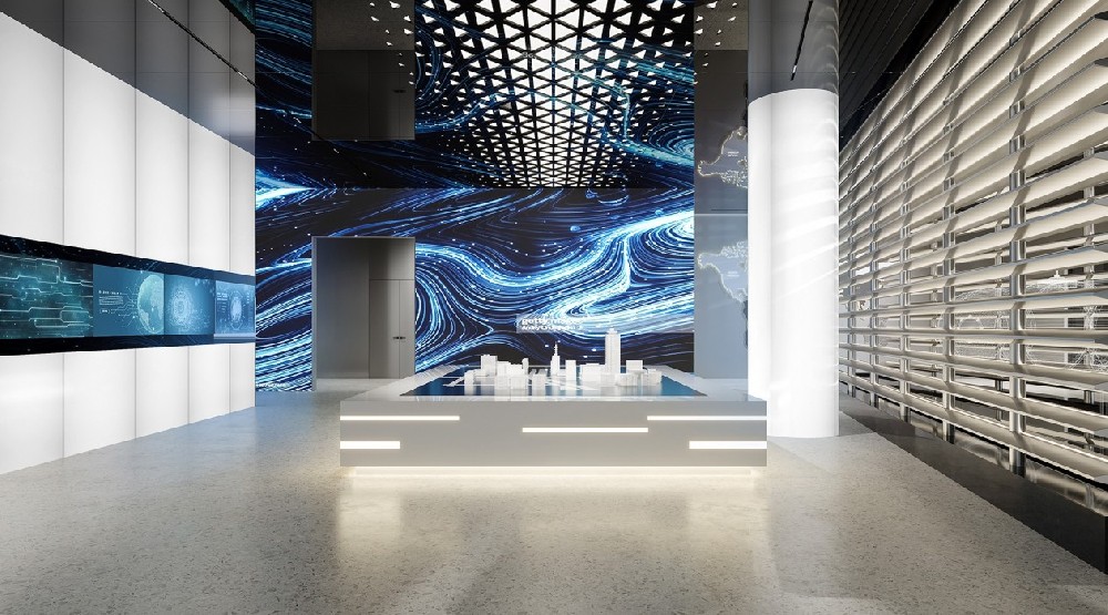 郑州展厅设计中灯光从哪方面体现出它的作用？