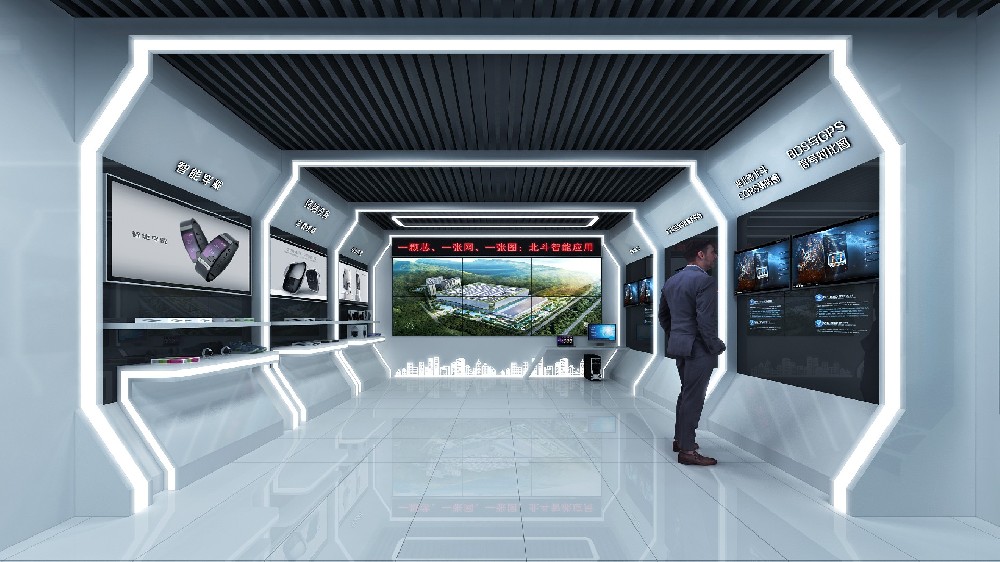 595平方展厅展馆企业展厅设计-郑州···
